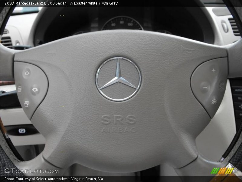 Alabaster White / Ash Grey 2003 Mercedes-Benz E 500 Sedan