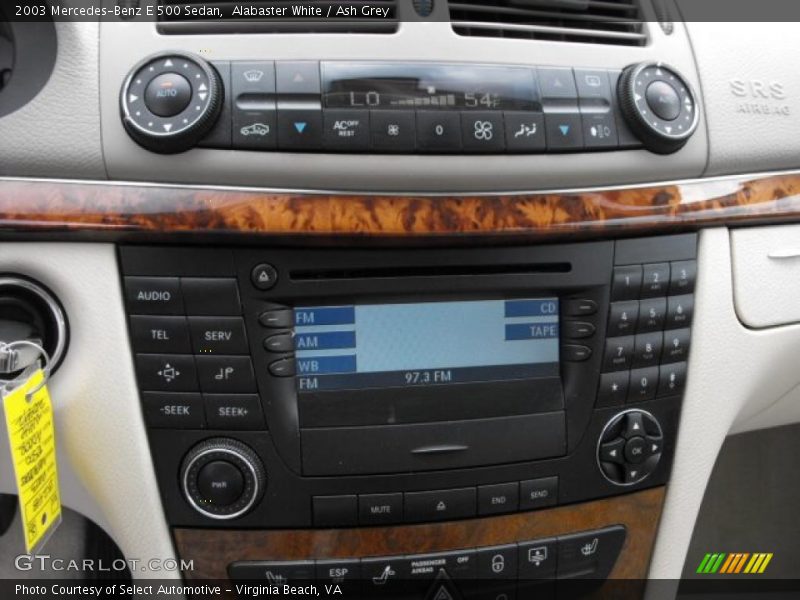 Alabaster White / Ash Grey 2003 Mercedes-Benz E 500 Sedan