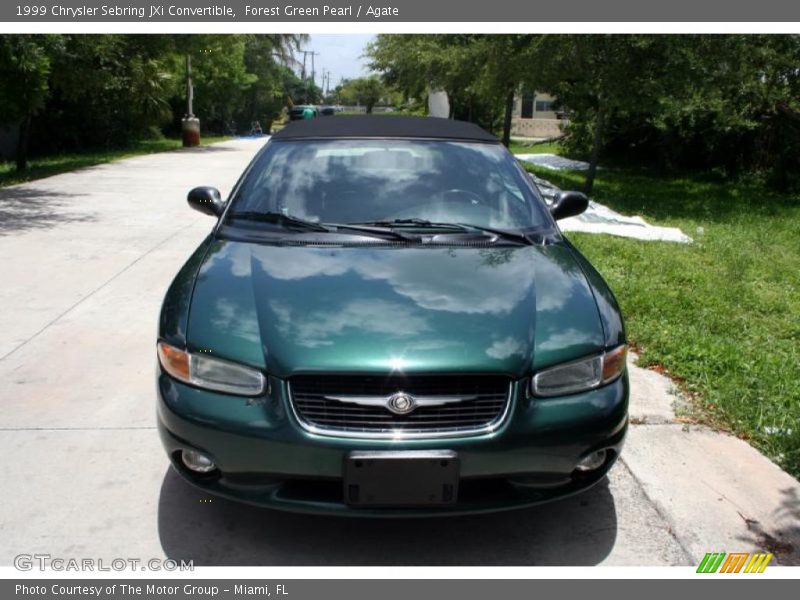 Forest Green Pearl / Agate 1999 Chrysler Sebring JXi Convertible
