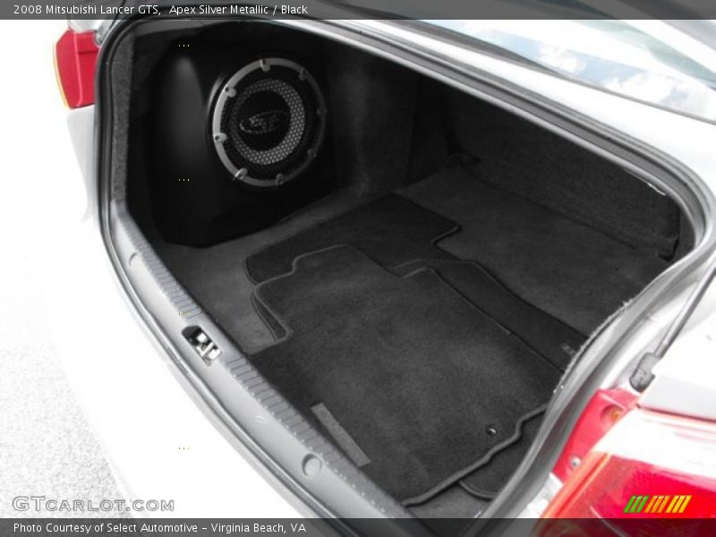 Apex Silver Metallic / Black 2008 Mitsubishi Lancer GTS