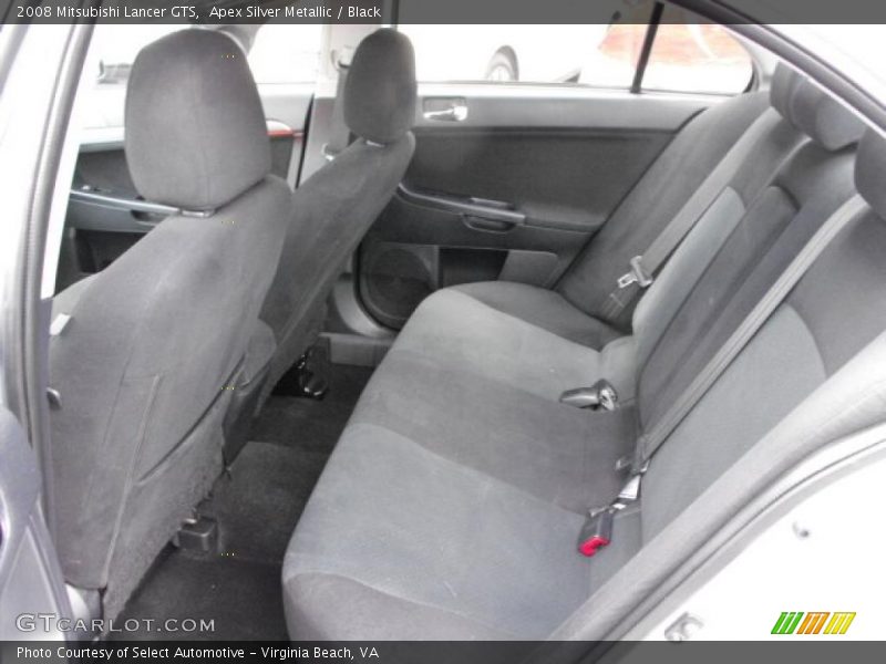 Apex Silver Metallic / Black 2008 Mitsubishi Lancer GTS