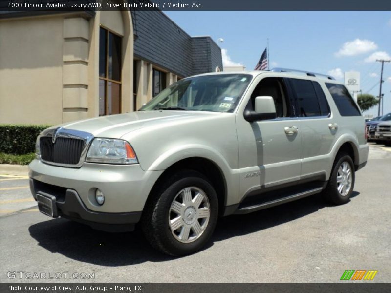 Silver Birch Metallic / Medium Ash 2003 Lincoln Aviator Luxury AWD