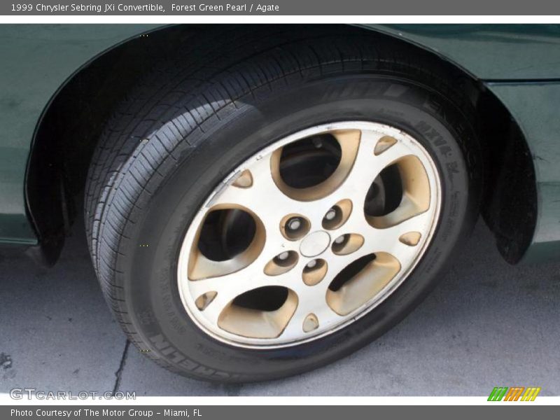 Forest Green Pearl / Agate 1999 Chrysler Sebring JXi Convertible