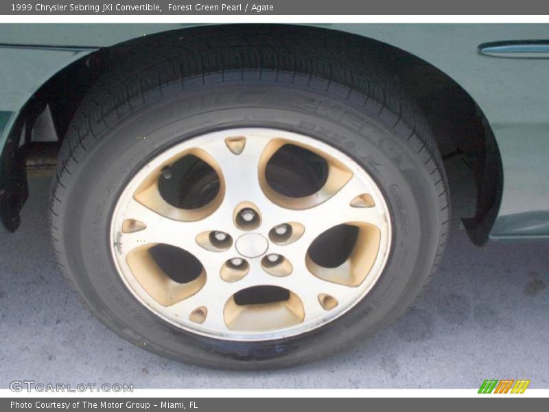 Forest Green Pearl / Agate 1999 Chrysler Sebring JXi Convertible