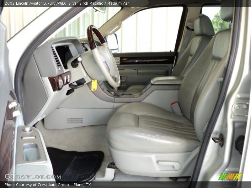 Silver Birch Metallic / Medium Ash 2003 Lincoln Aviator Luxury AWD
