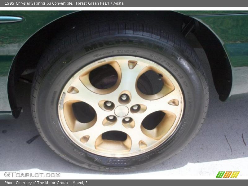 Forest Green Pearl / Agate 1999 Chrysler Sebring JXi Convertible