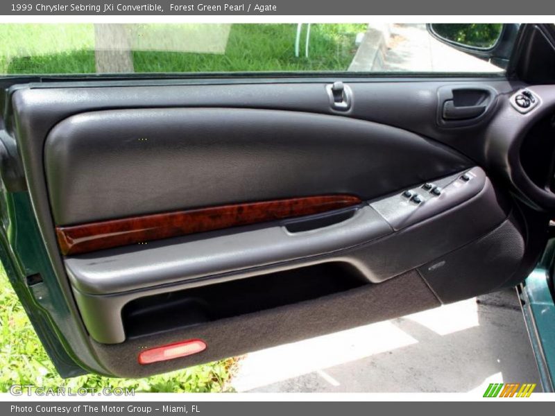Forest Green Pearl / Agate 1999 Chrysler Sebring JXi Convertible
