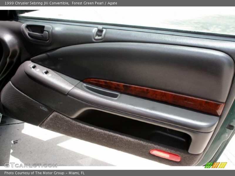 Forest Green Pearl / Agate 1999 Chrysler Sebring JXi Convertible