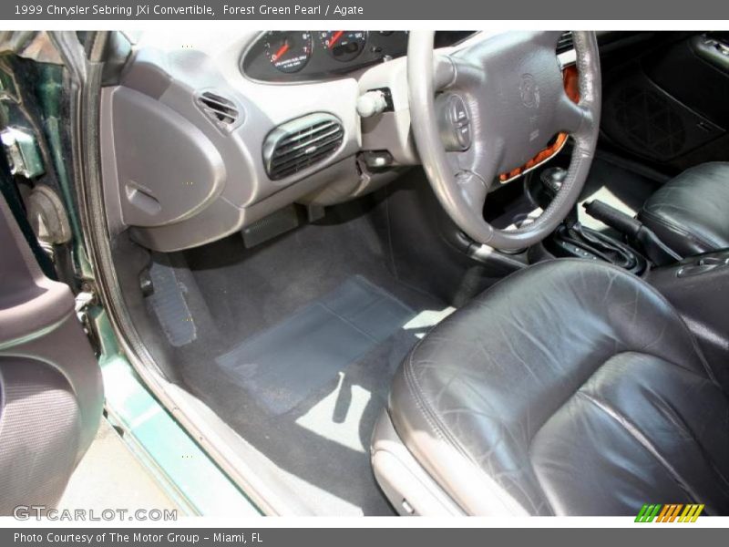 Forest Green Pearl / Agate 1999 Chrysler Sebring JXi Convertible