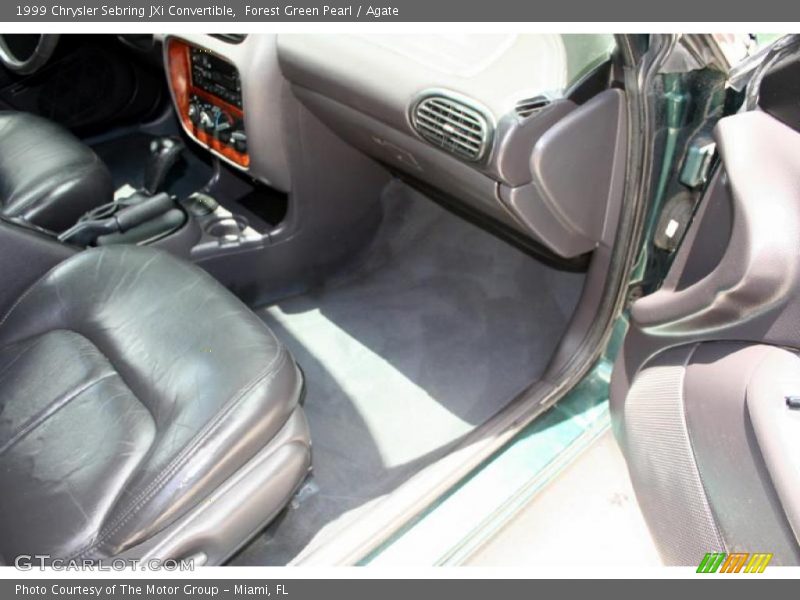 Forest Green Pearl / Agate 1999 Chrysler Sebring JXi Convertible