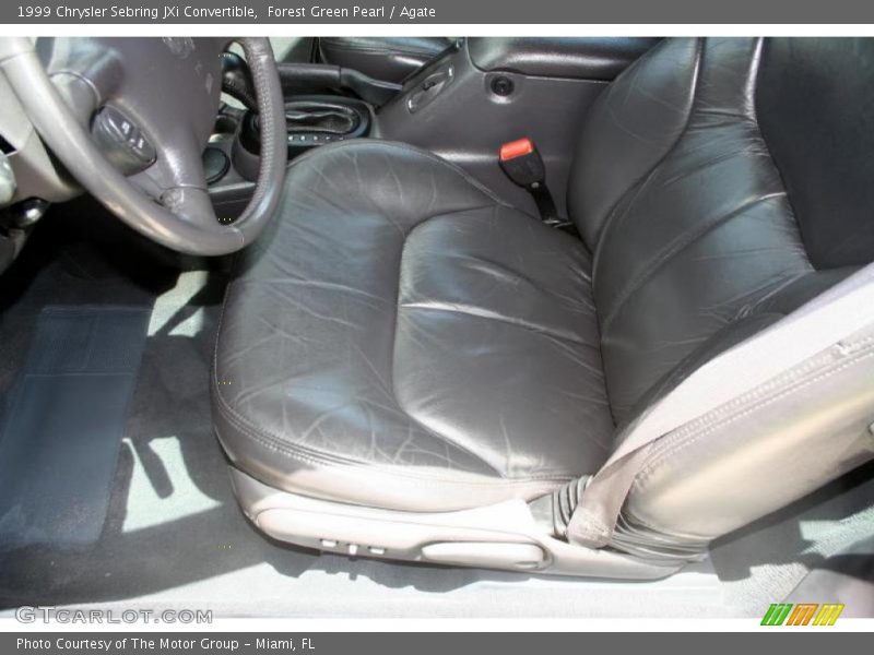 Forest Green Pearl / Agate 1999 Chrysler Sebring JXi Convertible