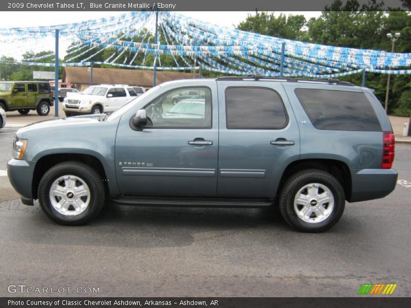 Blue Granite Metallic / Ebony 2009 Chevrolet Tahoe LT