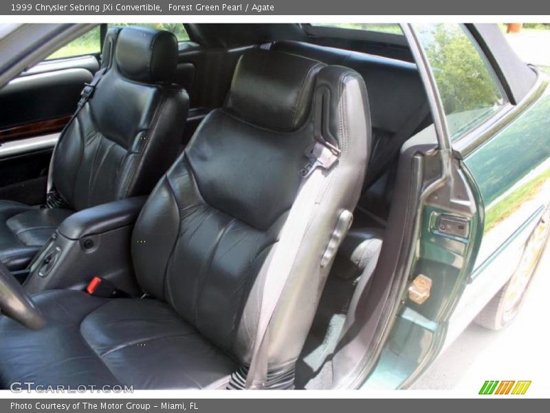 Forest Green Pearl / Agate 1999 Chrysler Sebring JXi Convertible