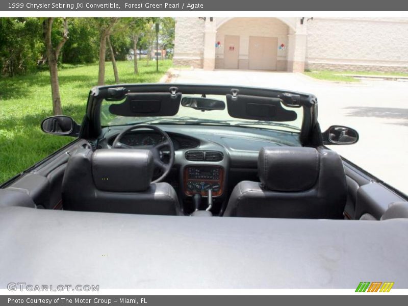 Forest Green Pearl / Agate 1999 Chrysler Sebring JXi Convertible