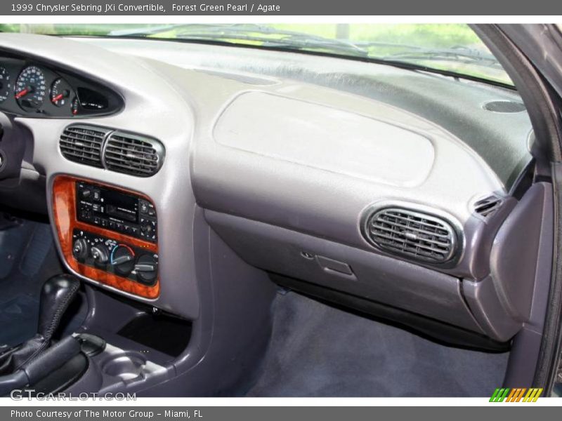 Forest Green Pearl / Agate 1999 Chrysler Sebring JXi Convertible