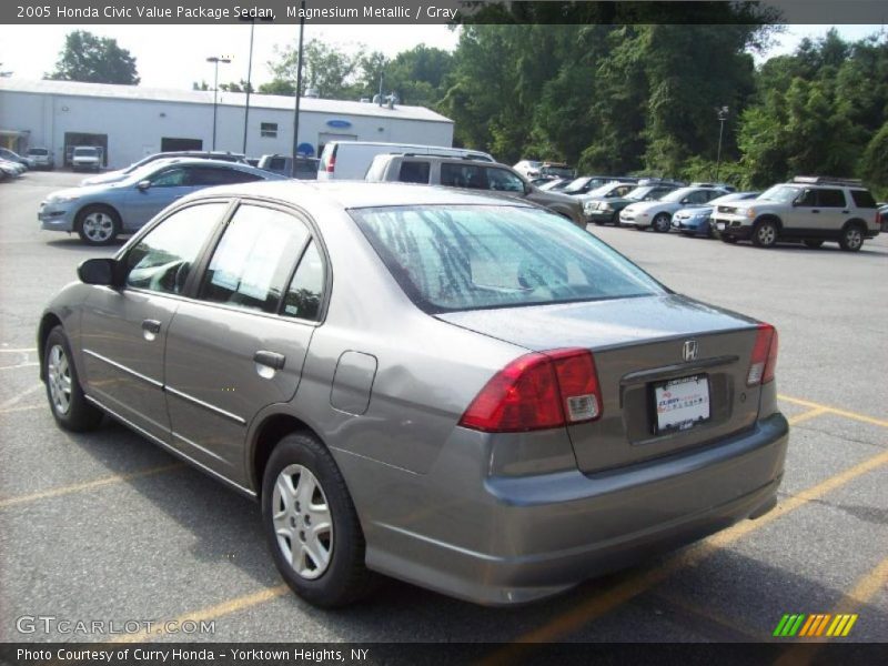 Magnesium Metallic / Gray 2005 Honda Civic Value Package Sedan