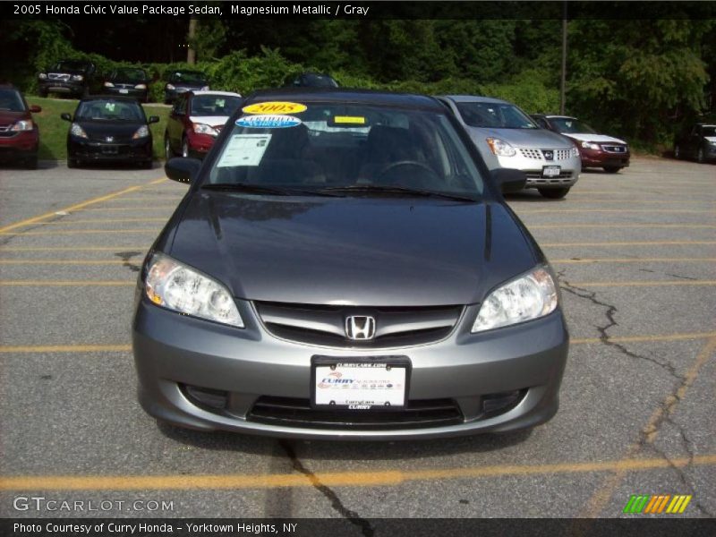 Magnesium Metallic / Gray 2005 Honda Civic Value Package Sedan