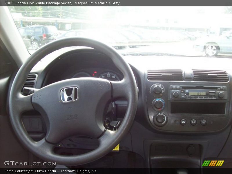 Magnesium Metallic / Gray 2005 Honda Civic Value Package Sedan