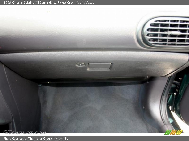 Forest Green Pearl / Agate 1999 Chrysler Sebring JXi Convertible