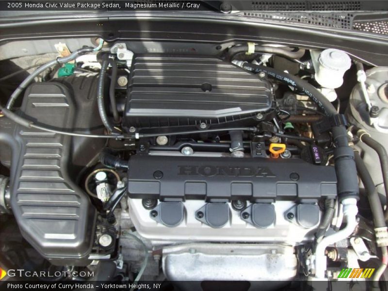 Magnesium Metallic / Gray 2005 Honda Civic Value Package Sedan