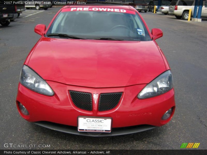 Crimson Red / Ebony 2007 Pontiac Grand Prix Sedan