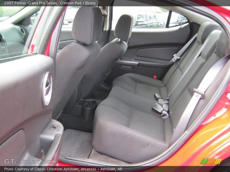 Crimson Red / Ebony 2007 Pontiac Grand Prix Sedan