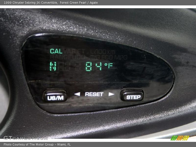 Forest Green Pearl / Agate 1999 Chrysler Sebring JXi Convertible
