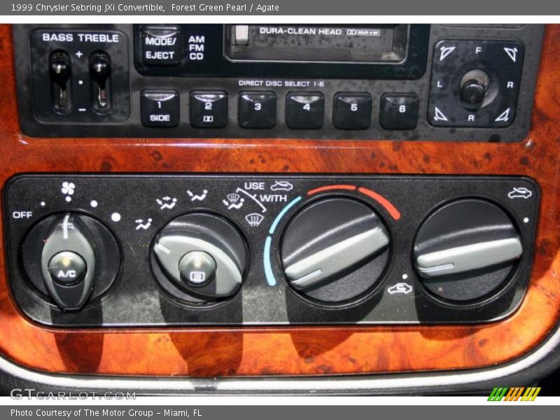 Forest Green Pearl / Agate 1999 Chrysler Sebring JXi Convertible