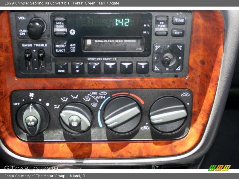 Forest Green Pearl / Agate 1999 Chrysler Sebring JXi Convertible