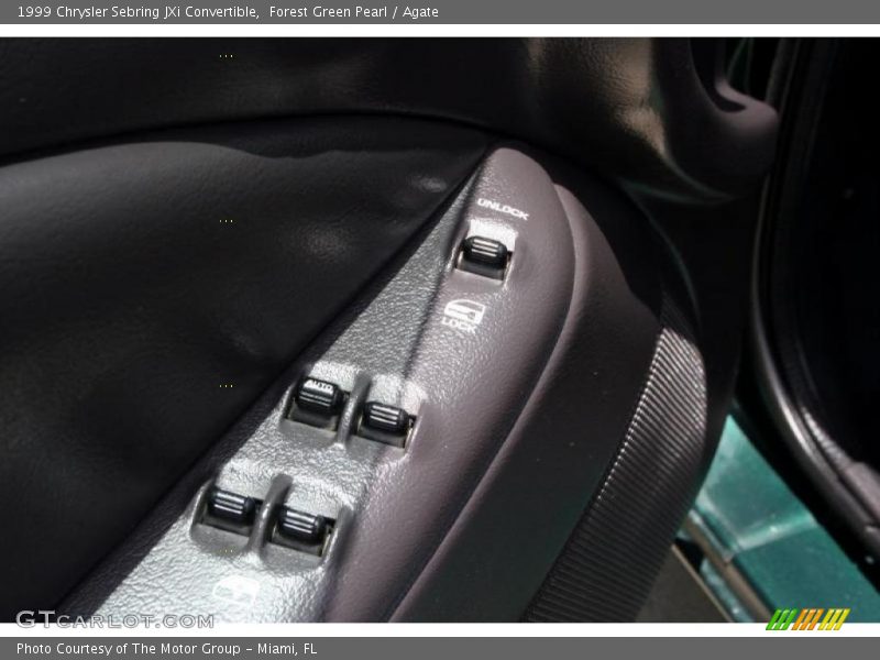 Forest Green Pearl / Agate 1999 Chrysler Sebring JXi Convertible