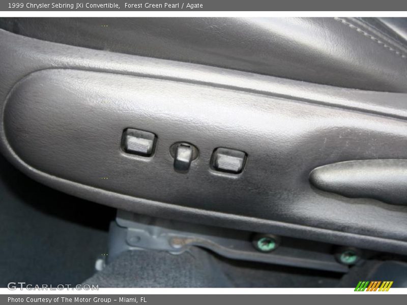 Forest Green Pearl / Agate 1999 Chrysler Sebring JXi Convertible