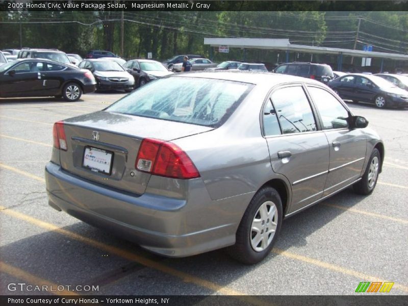 Magnesium Metallic / Gray 2005 Honda Civic Value Package Sedan