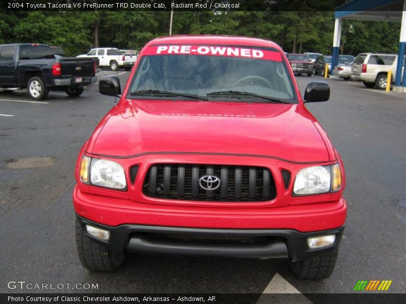 Radiant Red / Charcoal 2004 Toyota Tacoma V6 PreRunner TRD Double Cab