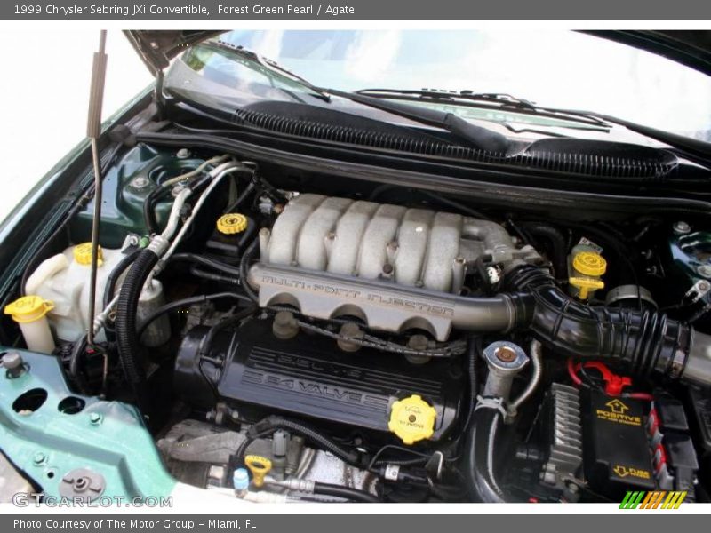 Forest Green Pearl / Agate 1999 Chrysler Sebring JXi Convertible