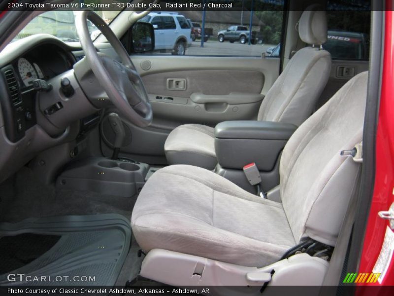 Radiant Red / Charcoal 2004 Toyota Tacoma V6 PreRunner TRD Double Cab