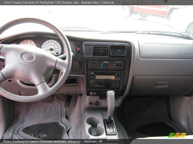 Radiant Red / Charcoal 2004 Toyota Tacoma V6 PreRunner TRD Double Cab