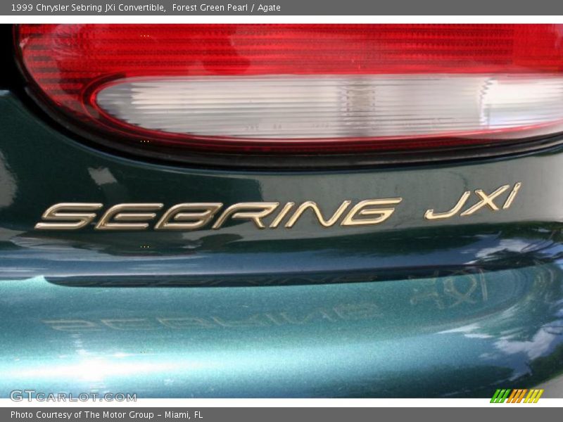 Forest Green Pearl / Agate 1999 Chrysler Sebring JXi Convertible