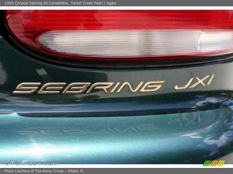 Forest Green Pearl / Agate 1999 Chrysler Sebring JXi Convertible