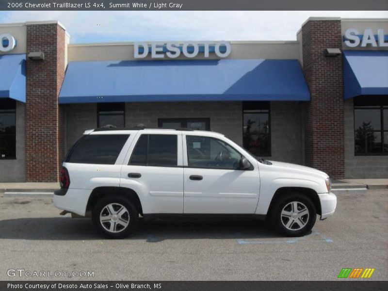 Summit White / Light Gray 2006 Chevrolet TrailBlazer LS 4x4