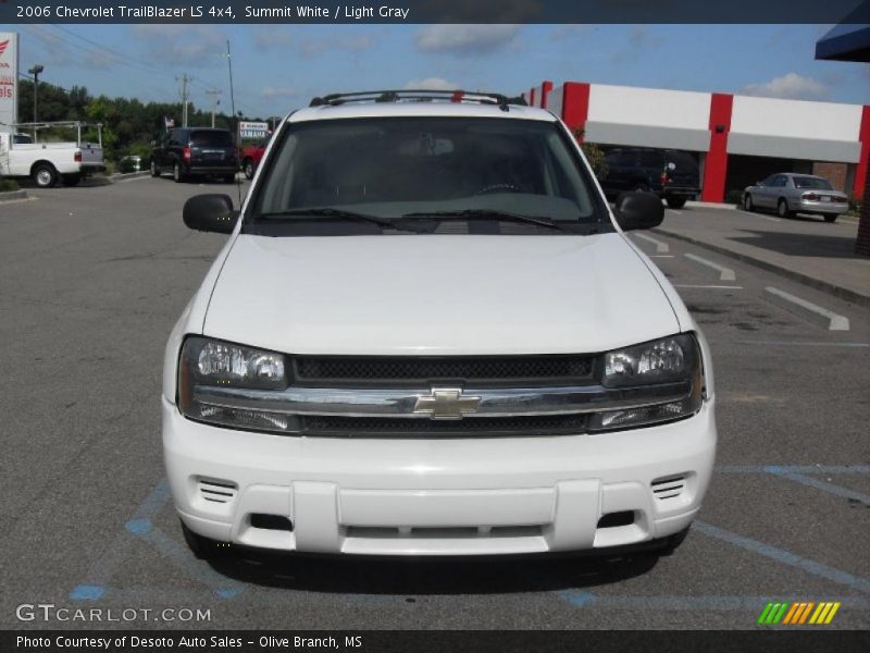 Summit White / Light Gray 2006 Chevrolet TrailBlazer LS 4x4