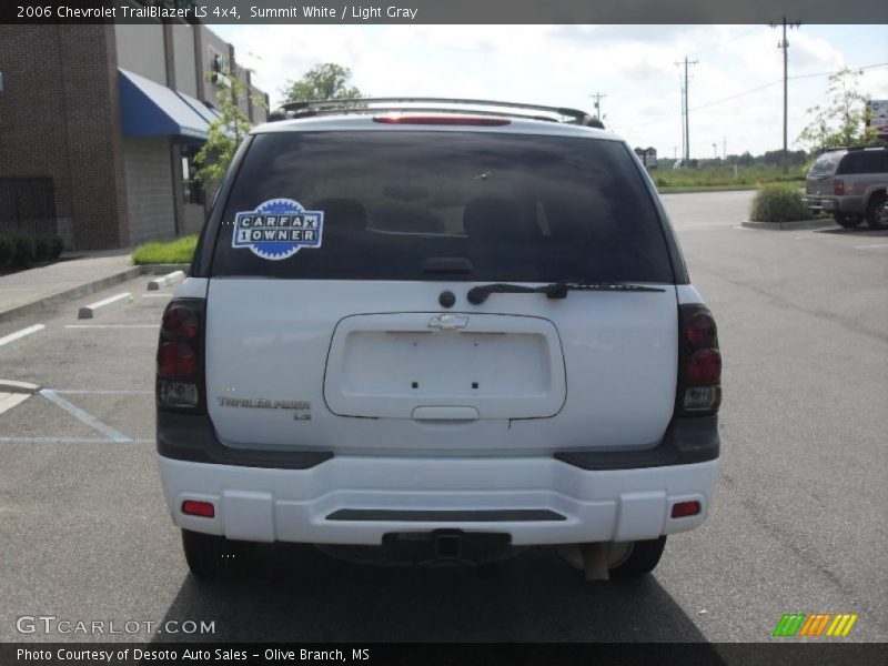 Summit White / Light Gray 2006 Chevrolet TrailBlazer LS 4x4