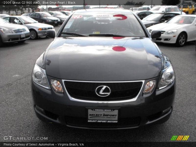 Blue Onyx Pearl / Black 2006 Lexus GS 300 AWD