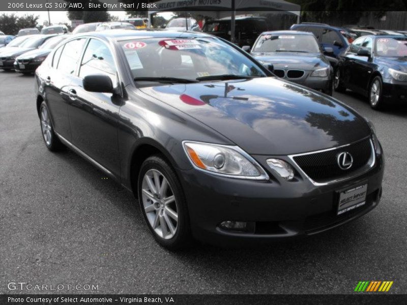 Blue Onyx Pearl / Black 2006 Lexus GS 300 AWD