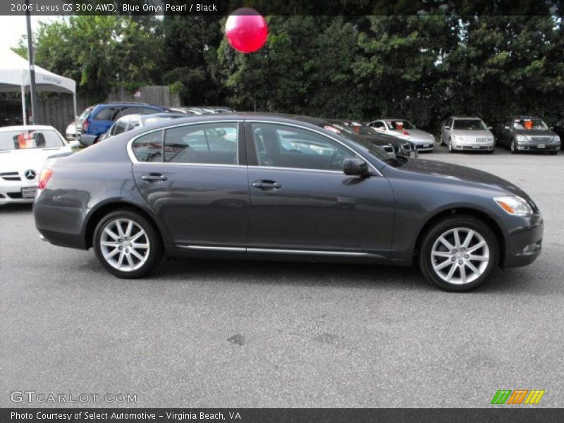 Blue Onyx Pearl / Black 2006 Lexus GS 300 AWD