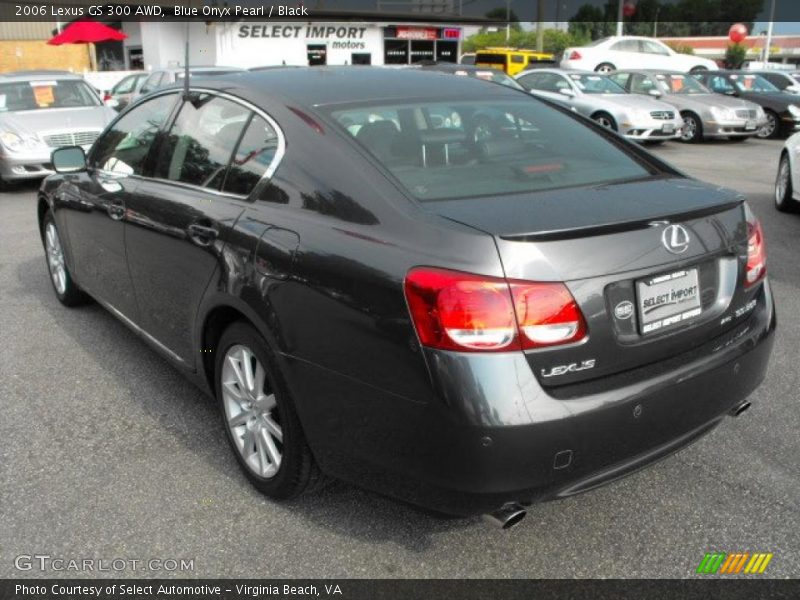 Blue Onyx Pearl / Black 2006 Lexus GS 300 AWD