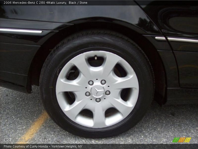 Black / Stone 2006 Mercedes-Benz C 280 4Matic Luxury