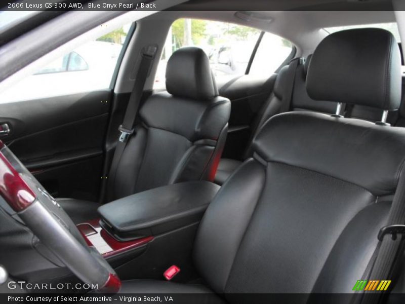 Blue Onyx Pearl / Black 2006 Lexus GS 300 AWD