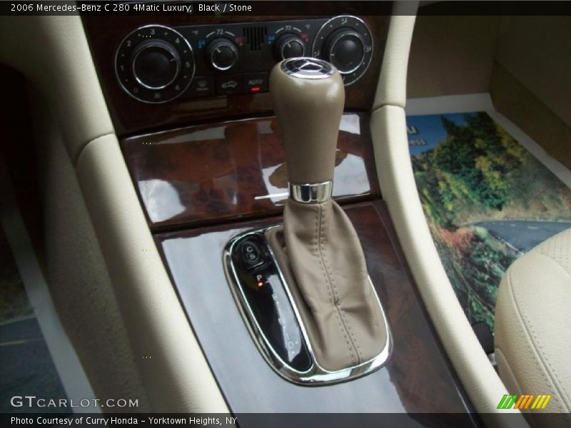 Black / Stone 2006 Mercedes-Benz C 280 4Matic Luxury