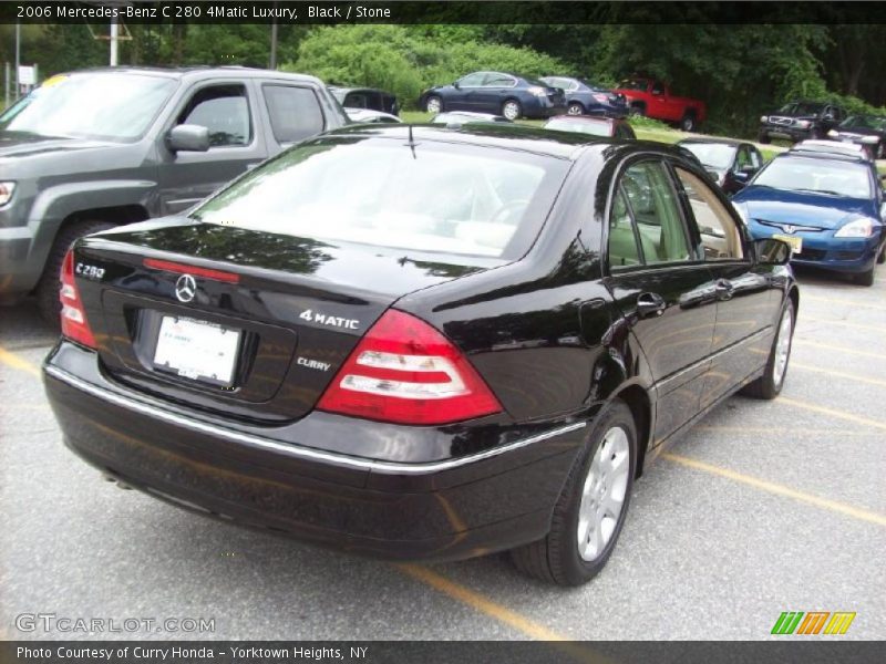 Black / Stone 2006 Mercedes-Benz C 280 4Matic Luxury