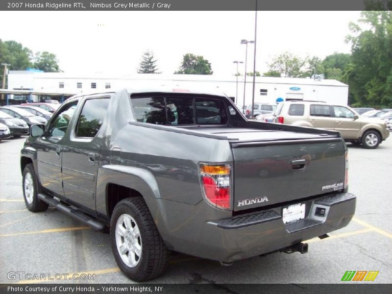 Nimbus Grey Metallic / Gray 2007 Honda Ridgeline RTL